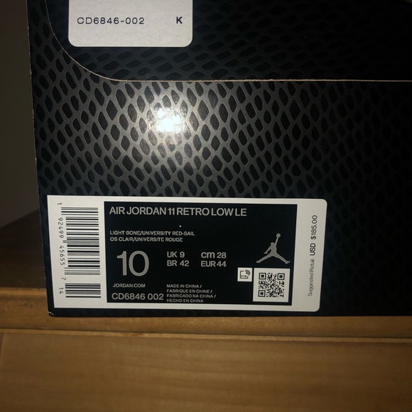 Jordan 11 Low “Light Bone” - Picture 6 of 6